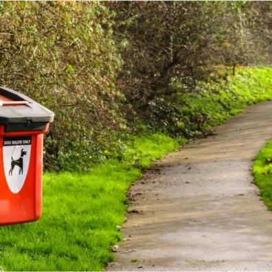 Dog Poo Bin in a local park